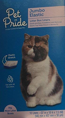 Pet PrideJumbo Elastic Litter Box Liners (Single Box)
