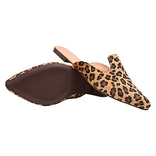 Mule Feminino Rasteirinha Onça Eleganteria Tamanho:40;Cor:Amarelo Onça