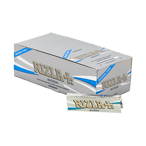 Rizla Micron Cigarette Rolling Paper 50 Booklets (Full Box)