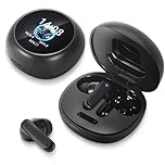 Canareen Wireless Earbuds, Bluetooth 5.4 Ear Buds with Smart Touch Screen, Wireless Headphones in Ear with HiFi Stereo, 40H Playtime Touchscreen Earbuds with 6 Equalizer Modes for iOS Android (Black)