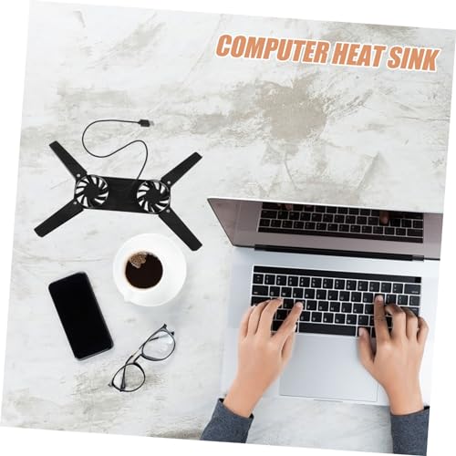 Base refrigerante plegable para laptop con ventilador miniatura 5