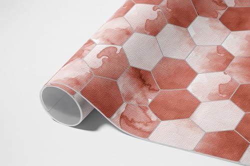 Tapis d'extérieur 100x150 imperméable pour balcon et terrasse design hexagone - 6