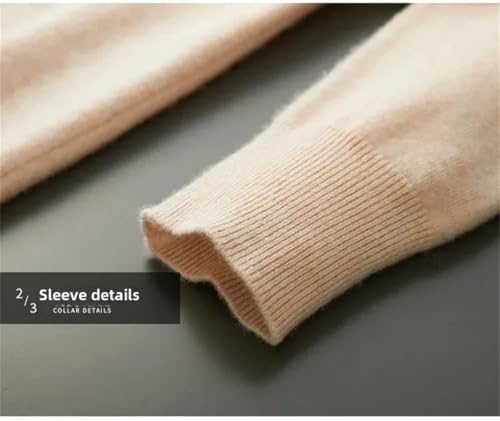 Mens Pullover Sweater Long Sleeve Crew Neck Casual Loose Comfortable Breathable Wool Sweater4