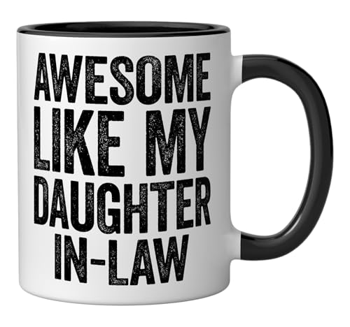 Taza de cerámica Awesome Like My Daughter In Law 11 oz miniatura 2