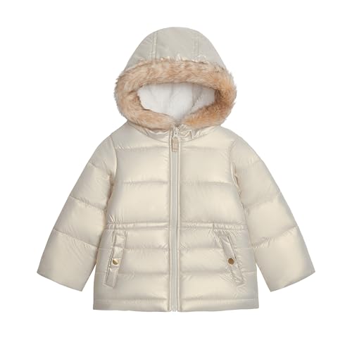 OSHKOSH B'GOSH Girls' Classic Heavyweight Parka with Faux Fur Hood