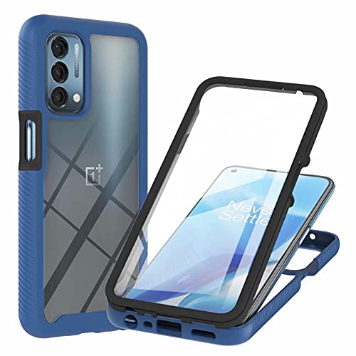TTNAO Funda para OPPO A93 5G Case,Resistente a los Arañazos Antichoque Bumper Cases Pet Material Carcasa 360 Grados Protección Case Práctica Protector de Pantalla Incorporado Cover -Azul Cover