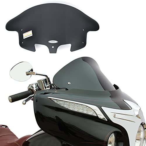 Panical Motorcycle For Indian 2014-2025 16 inch Grey Windshield Spoiler Chieftain Roadmaster Windscreen Hardened Anti Fog Fairing