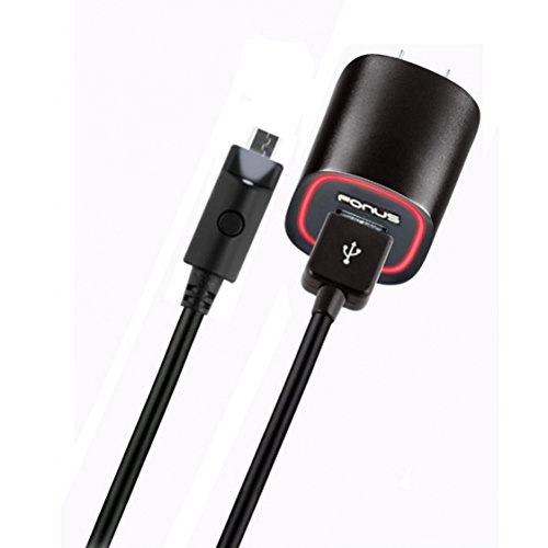New Version Rapid 2.4 Amp Home Travel Wall Charger Adapter 6Ft Usb Cable With Led Light For Verizon Motorola Droid Turbo 2 - Verizon Motorola Droid Ultra - Verizon Motorola Google Nexus 6 #TOP5