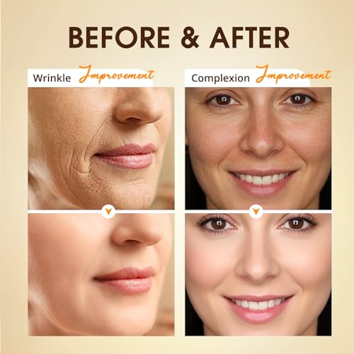 Retinol Collagen Serum for Face: Anti Aging & Anti Wrinkle Repair Peptide Serum with Boost Hydration Formula - Day/Night Facial Firming Neck Plump Skin Care for Women/Men(1.70 Fl Oz) - Image 3