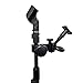 Accessory Basics Music Mic Microphone Stand Smartphone Mount w/Multi Angle 360° Swivel Adjust Holder for iPhone 15 16 Pro Max Plus Galaxy S23 S24 Flip Pixel Phones