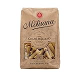 La Molisana, Maccheroni Integrali n. 37, Pasta Integrale da Solo Grano Italiano - Trafilata al Bronzo, Ricca di Fibre, Ruvida e Tenace con Eccellente Tenuta in Cottura - Confezione da 500g