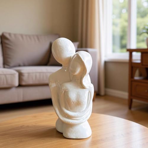 Statue de couple en résine décoration maison moderne abstraite