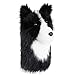 LZFAN Golf Club Covers for Woods and Drivers Funny Driver Headcover Animal Golf Club Head Covers Golf Gifts for Men Women Plush (Border Collie for Driver)