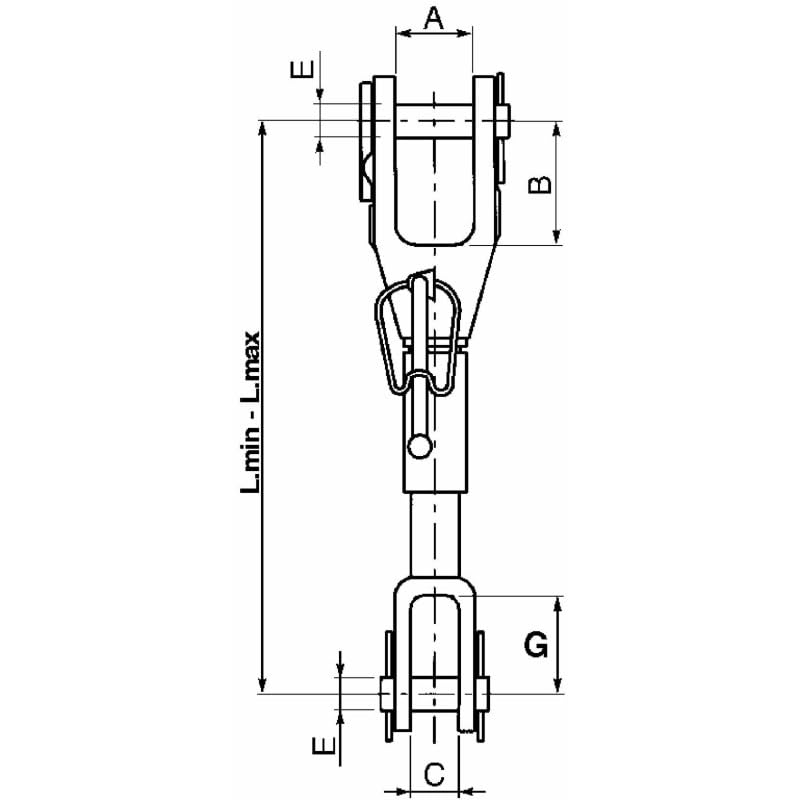 AMA - Brazo de elevación lateral ajustable 380 x 480 pequeño tractor