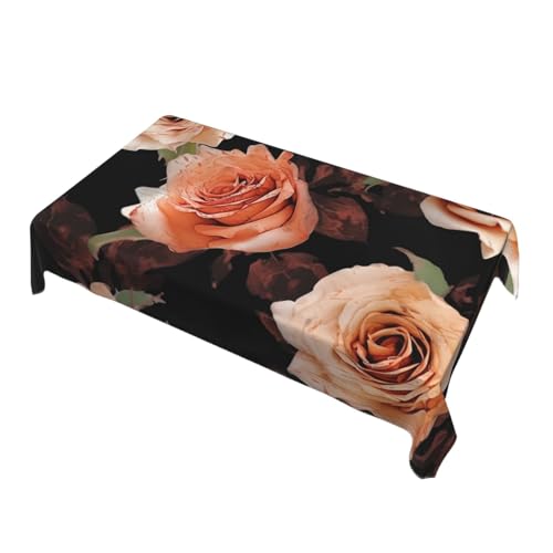 Nappe pour table rectangulaire imperméable en tissu robuste 140x89 cm - 3