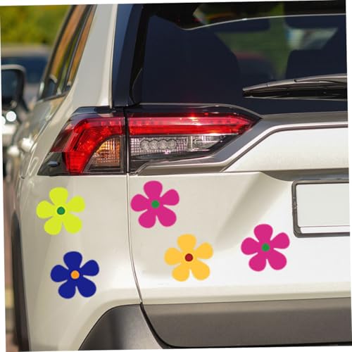 Pegatinas magnéticas de flores de diseño ligero y multifuncional para notas en neveras 4