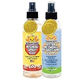Bodhi Dog Bitter 2 in 1 No Chew & Hot Spot Spray 8oz + Not Here Spray 8oz Bundle