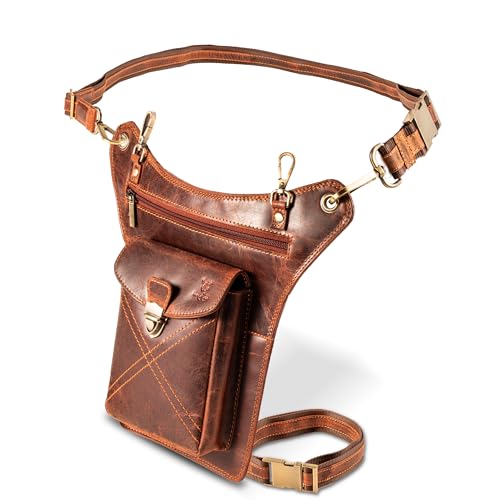 MATADOR Outdoor Tasche Echt Leder Bauchtasche...