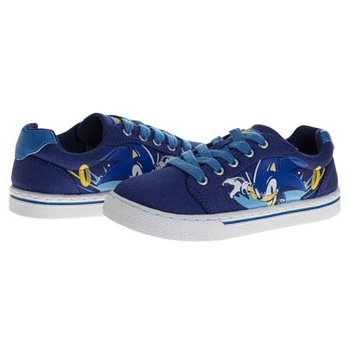 Image of Sonic The Hedgehog Boys Shoes Slipon Athletic Tennis Sneakers for Kids
