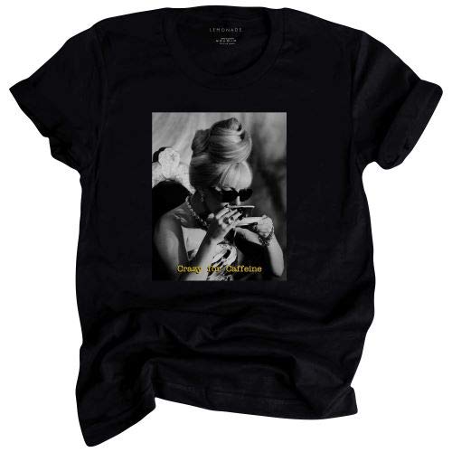 Camiseta Marilyn Monroe Crazy for Caffeine