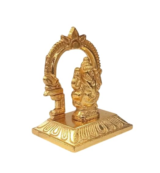 Estatua Lord Ganesha Dios Hindú Escultura Decorativa miniatura 3