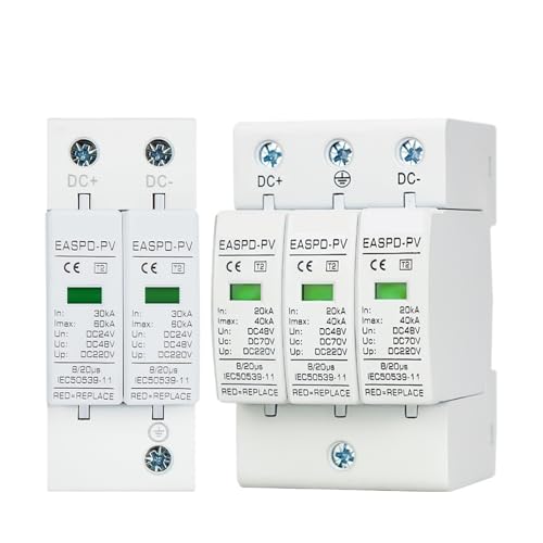 Dispositif de protection contre la foudre DC 48V pour stopper les pannes d'onduleur 3P 20KA