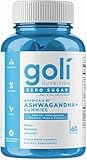 Supplements 12 Goli Zero Sugar Ashwagandha Gummies with KSM-66, L-Theanine, Maca and Vitamin D - No Sugar Alcohols - Vegan, Keto-Friendly, Non-GMO