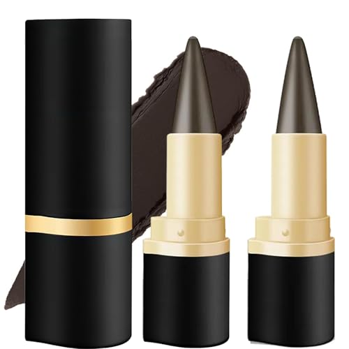 JAONLD 2 Pièces Matte Eyeliner Imperméable Lignes Brun foncé