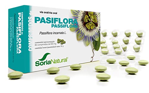Soria Natural - Pasiflora Comprimidos - Complemento Alimenticio Elaborado A Partir De Planta De Excepcional Calidad - - 60 Comprimidos
