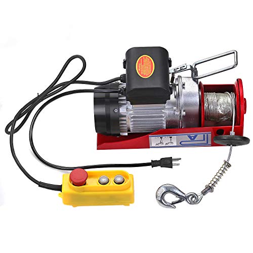 LIMICAR 2200LBS Hoist, Remote Control Pulley System Engine Hoist, 110V