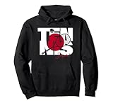 Japanese Tennis Player Flag of Japan Sports Fan Asian Roots Pullover Hoodie