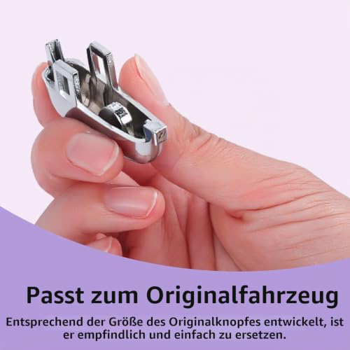 Handbremsknopf, Feststellbremse Schalterknopf, Auto Handbremse Knopf, Robuster Handbremsknopfschalter aus Aluminiumlegierung, Einfach zu Installieren, Innovatives Design für Mehr Stabilität