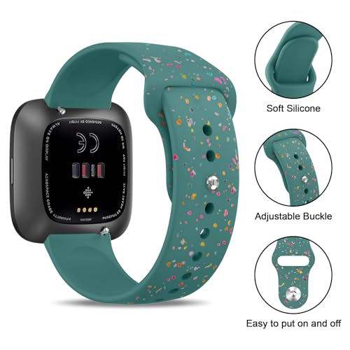 Oumida Kompatibel f&uuml;r Fitbit Versa 2 Armband/Fitbit Versa Armband f&uuml;r Damen Herren, Silikon Armb&auml;nder Classic Sport Ersatz Uhrenarmband f&uuml;r Fitbit Versa 2/Fitbit Versa/Versa Lite