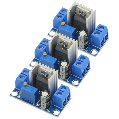 3PCS LM317 Adjustable Voltage Regulator Power Supply LM317 DC-DC 4.2-40V to 1.2-37V Step Down Buck Converter Board Module