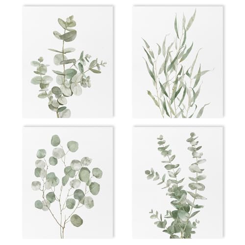 YPY Botanical Bathroom Pictures Wall Decor: Boho Canvas Wall Art