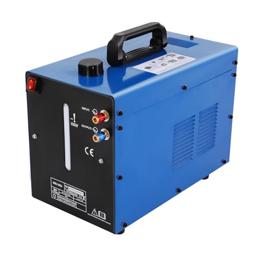 Welder Water Cooler 8l Water Tank Welder Water Cooler for Tig Welders Cooling Tank, Forward Tilted Filling Spout, 1500 W (1 L/35.19 Oz/Min) Heat Dissipation, 110V (Blue)
