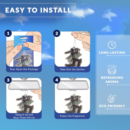 Image of NEODRIFT 'NeoBreeze' Air Freshener Perfume Card | Set of 1 | Long-Lasting Fragrance for Cars And One item as per Stock