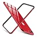 RANVOO iPhone 8 Plus/ iPhone 7 Plus Premium Bumper Case, Flexible Protective Aluminum TPU Hybrid Bumper Frame [Support Wireless Charging] for Apple iPhone 8 Plus and iPhone 7 Plus, RED [ARMOR]