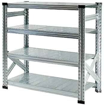 Amazon｜METALSISTEM メタルシステム4段（奥行50cm） 幅97.7x高さ91.7