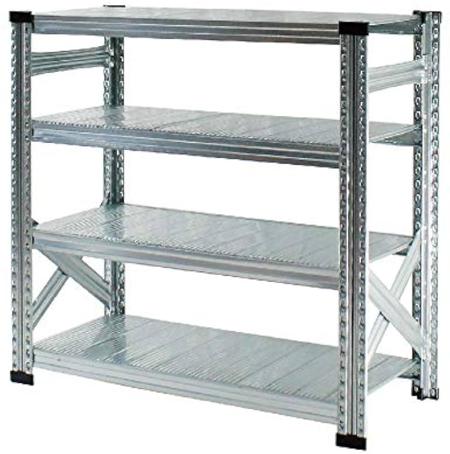 メタルシステムイタリア製4段スチールラック メタルシステムイタリア製4段スチールラック