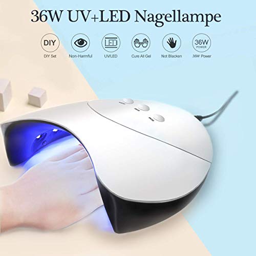Coscelia Schnell Aufbau Gel Set 4 Farben Nagelverlängerung uv Nagelset 36W UV +LED Nagellampe Quick Extension Building… – Bild 6