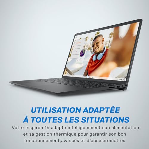 Dell Inspiron 15 3535 Ordinateur Portable 15.6" FHD 1920 x 1080 Processeur AMD Ryzen 5 Graphique AMD Radeon RAM 8Go SSD Windows 11 Home Clavier AZERTY Français - vue 5