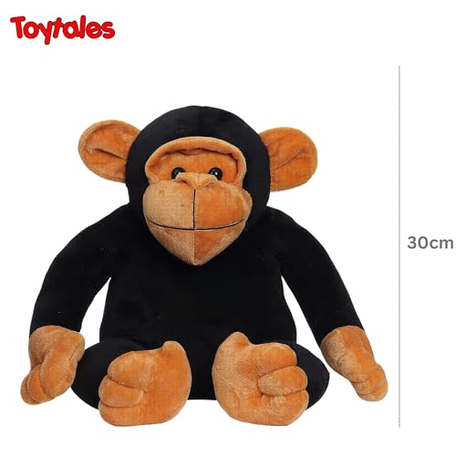 Image of TOYTALES Kong Monkey Plush Toy Super Soft & Huggable Stuffed Animal for Kids | Cute Monkey Cuddly Toy for Boys & Girls (30cm)