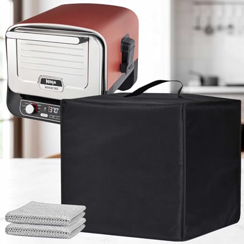 Elektrischer Outdoor-Ofen-Staubschutz, wasserdichtes 600D-verdicktes Nylonmaterial, Kompatibel für Ninja Woodfire OO101EU Elektrischer Outdoor-Ofen, 8-in-1-Pizzaofen