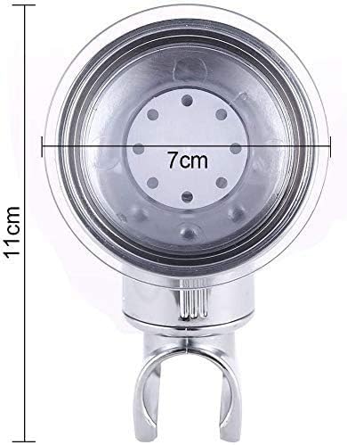 Miniatura 3 de OUO Soporte de regadera ajustable, soporte de cabezal de ducha de mano con ventosa de baño, cabezal de ducha de mano extraíble y soporte de succión