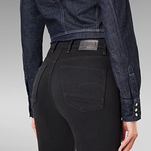 G-Star Raw Women's Kafey Ultra High Rise Skinny Fit Jeans, Pitch Black, 30W x 32L3