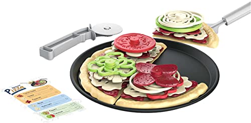 Diakakis Luna Pizza Spiellebensmittel-Set 27-tlg. Kinder Spielküchen Zubehör Ergänzung – Bild 4