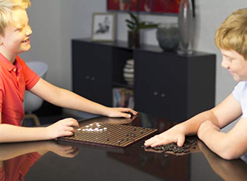 Go Board Game Set By Growupsmart | Ancient Chinese I-Go | Igo With Black And White Stones | Weiqi Strategy Game For Kids And Adults #TOP5