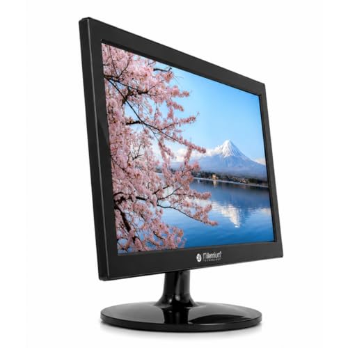 Image of 15.6 Inch HD Led Dispaly Monitor Led Monitor with VGA HDMI Ports | Wall Mountable | 16.7M Colors 5ms Response Time Slim Design (15.6, Inches)