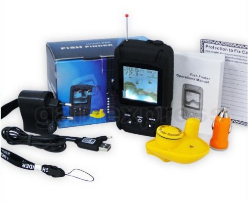 Sonar de pêche rechargeable étanche Gowe 125 kHz avec capteur de détection sans fil